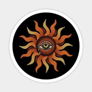 Sad sun Magnet